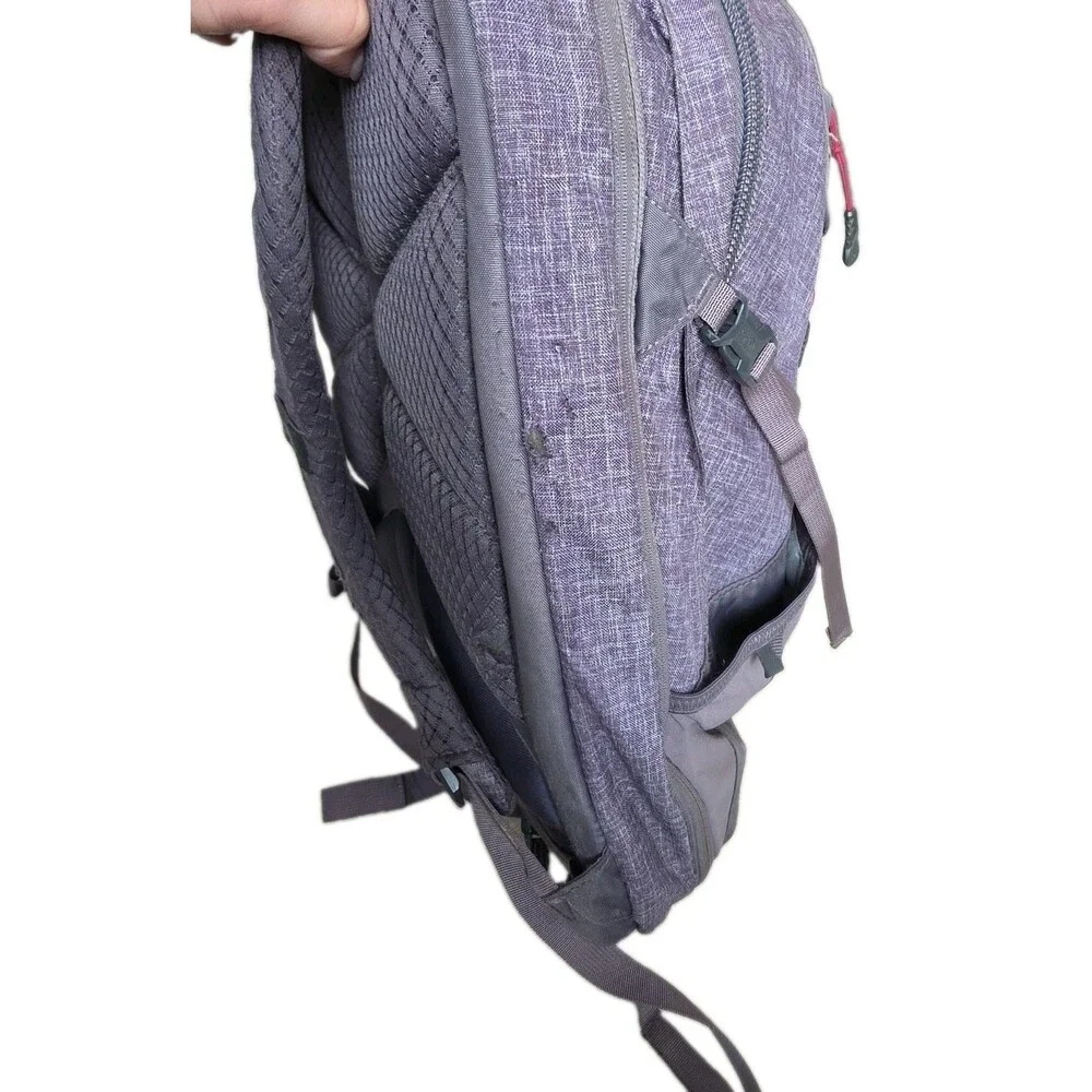 North Face Surge Laptop Backpack Rabbit Grey Heather/Cerise